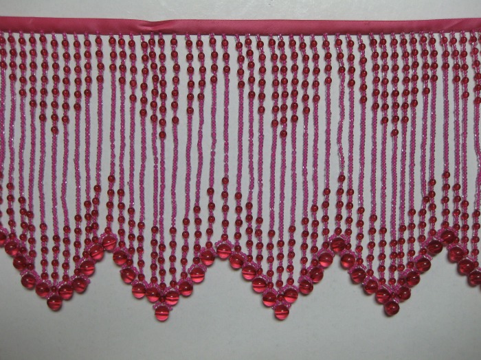 GLASS BEADED FRINGE GLASS BEADED FRINGE